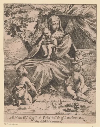 Maria met Kind en Johannes de Doper