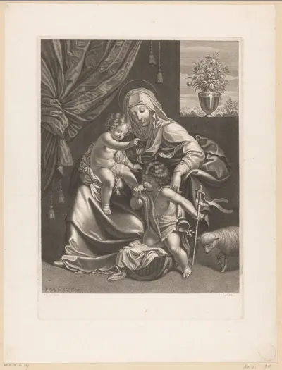 Maria met Kind en Johannes