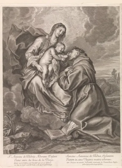 Maria met kind met H. Antonius van Padua