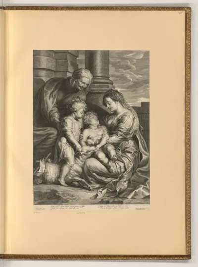 Maria mit Christuskind, hl. Anna und hl. Johannes dem Täufer