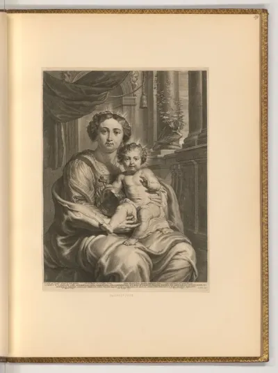 Maria mit dem Christuskind in ihrem Schoß