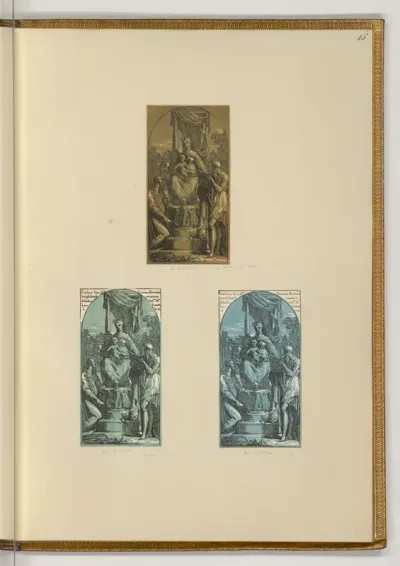 Maria mit dem Jesuskind auf einem Thron, mit den heiligen Hieronymus und Franziskus