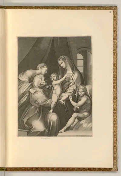 Maria mit Kind, dem Johannesknaben und den Hll. Anna und Elisabeth