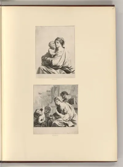 Maria mit Kind; Heilige Familie mit hl. Anna und Johannesknaben