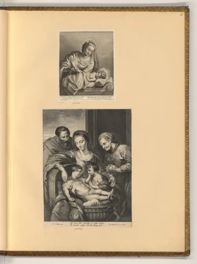 Maria mit Kind; Heilige Familie mit hl. Elisabeth und Johannesknaben