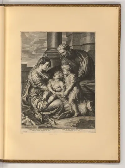 Maria mit Kind, Johannesknabe und hl. Elisabeth