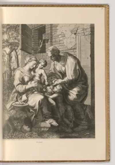Maria mit Kind, Johannesknaben und hl. Elisabeth