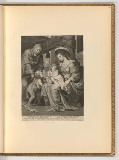 Maria mit Kind, Johannesknaben und hl. Elisabeth