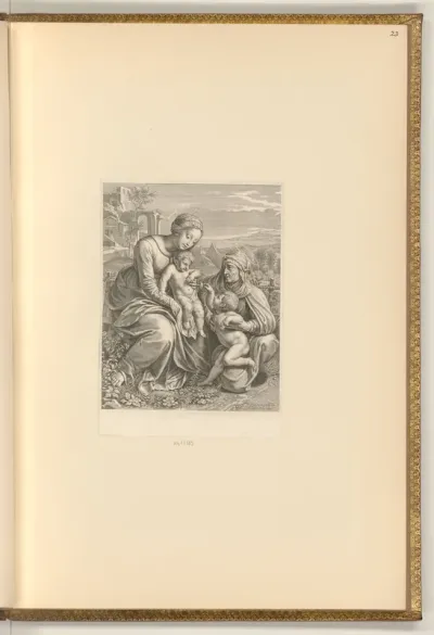 Maria mit Kind, Johannesknaben und hl. Elisabeth