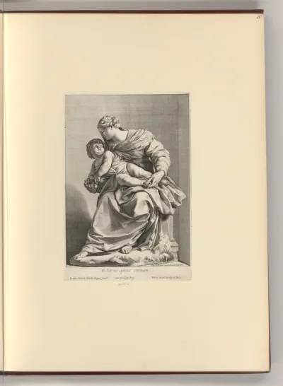 Maria mit Kind (nach einer Skulpturengruppe)