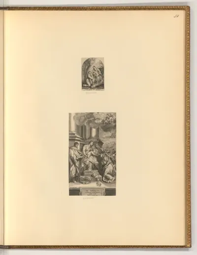 Maria mit Kind und Antonius von Padua; Krönung der hl. Rosalia
