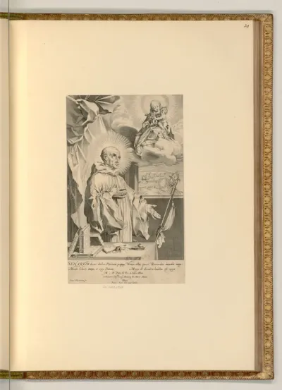 Maria mit Kind und dem hl. Bernhard Tolomei von Monte Oliveto