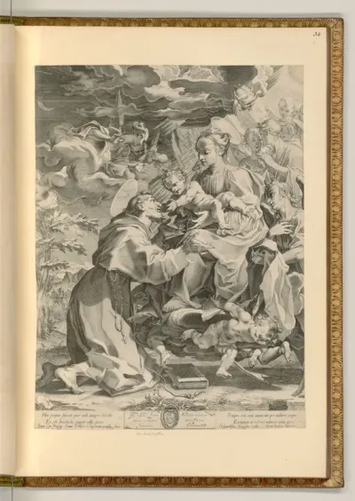 Maria mit Kind und dem hl. Franziskus von Assisi