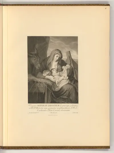 Maria mit Kind und Esel