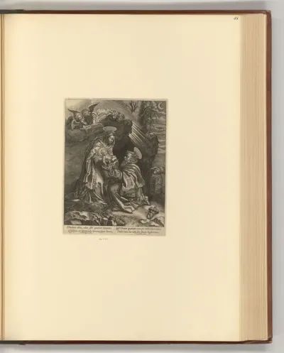 Maria mit Kind und Franz von Assisi