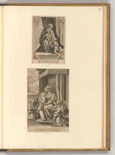 Maria mit Kind und Johannesknaben; Maria mit Kind und zwei Engeln