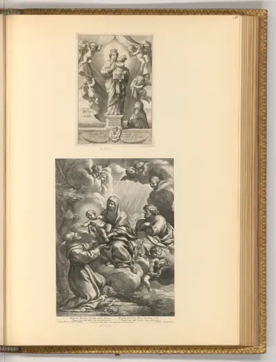 Maria Santissima di Trapani; Maria mit dem Kind und hl. Franziskus