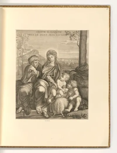Maria und Elisabeth mit Jesus und Johannes