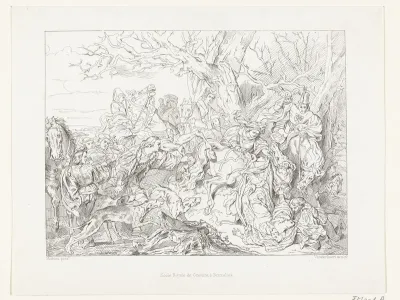 Maria van Bourgondië valt van haar paard, 1482