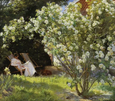 Marie in the Garden