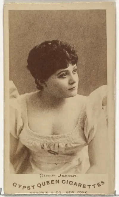 Marie Jansen, from the Actors and Actresses series (N171) for Gypsy Queen Cigarettes