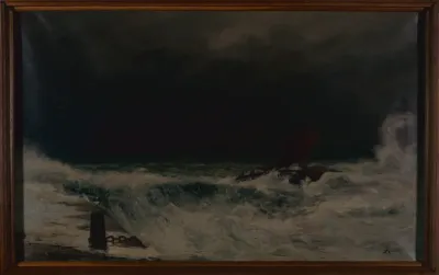 Marine, gros temps