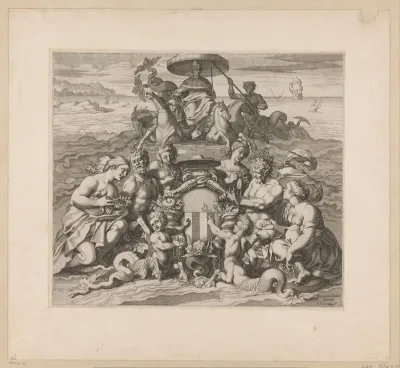 Maritieme allegorie op doge Antonio Priuli