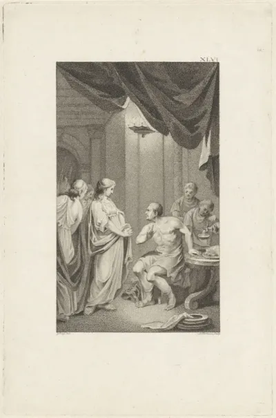 Marius in het huis van Fannia
