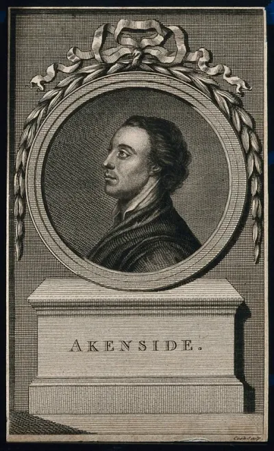 Mark Akenside. Line engraving by Cook