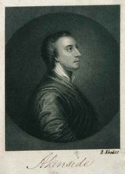 Mark Akenside. Line engraving by R. Rhodes