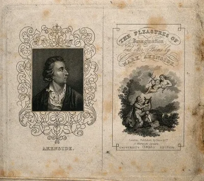 Mark Akenside. Stipple engraving, 1823