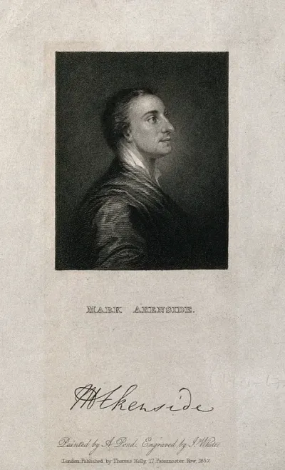Mark Akenside. Stipple engraving by J. White after A. Pond