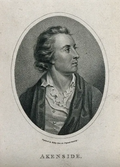 Mark Akenside. Stipple engraving by W. Ridley