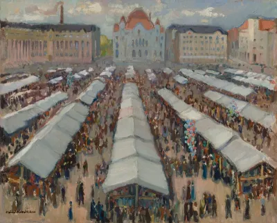 Market at Helsinki Railway Square