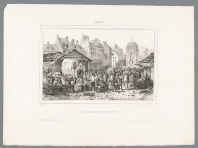 Markt op de Place du Marché des Innocents