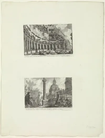 Markten van Trajanus en Zuil van Trajanus te Rome