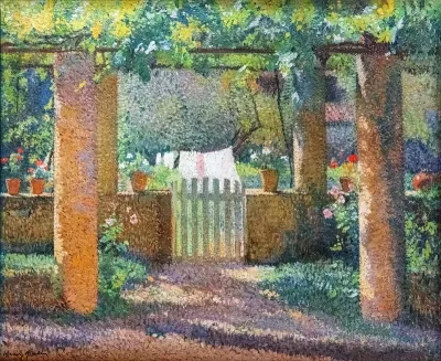 Marquayrol, the white gate