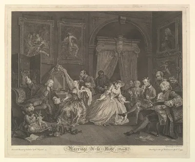Marriage A-la-Mode, Plate IV