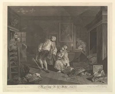 Marriage A-la-Mode, Plate V