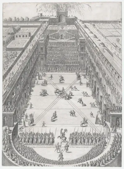Marriage of Annibale Altemps and Ortensia Borromeo, Rome, March 5, 1565, from "Speculum Romanae Magnificentiae"