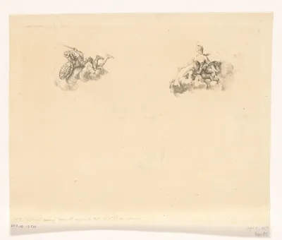 Mars en Venus in de wolken