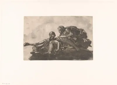 Mars en Venus op een wolk