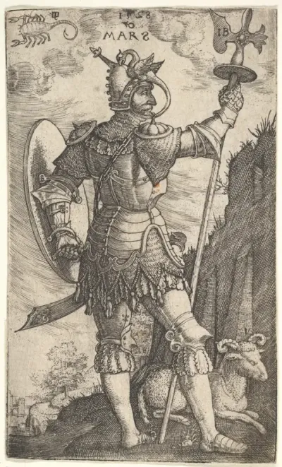 Mars, from "The Gods Who Preside Over the Planets"