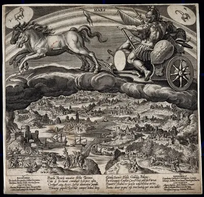 Mars in his chariot