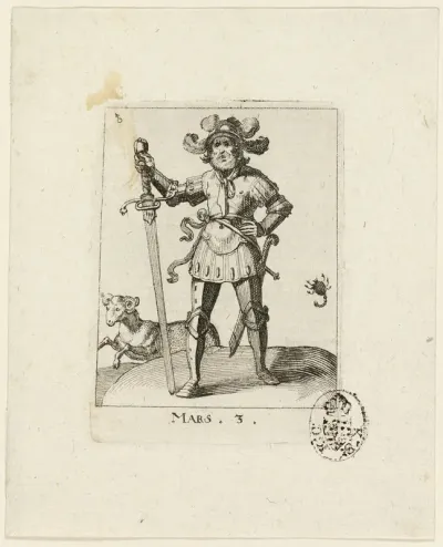 Mars, plate three from Der VII Planeten