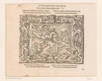 Mars smeekt Jupiter om Romulus onsterfelijk te maken