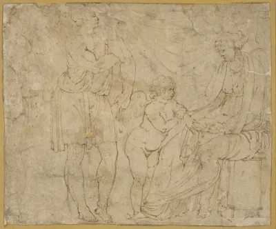 Mars(?), Venus og Amor