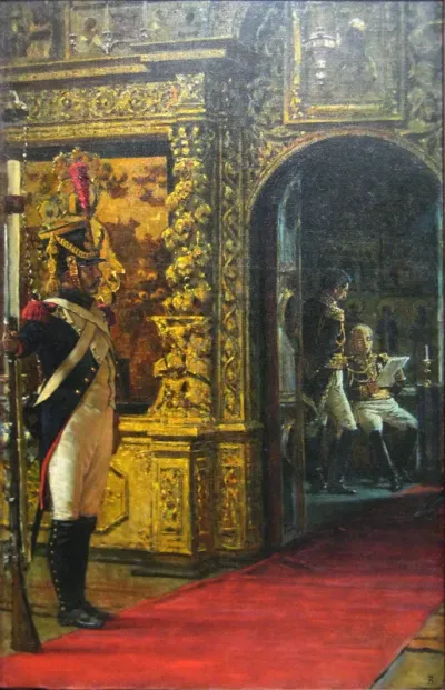 Marshal Davout in Chudov Monastery