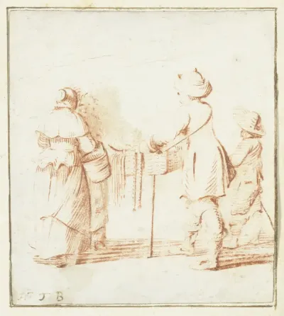 Marskramer met linten