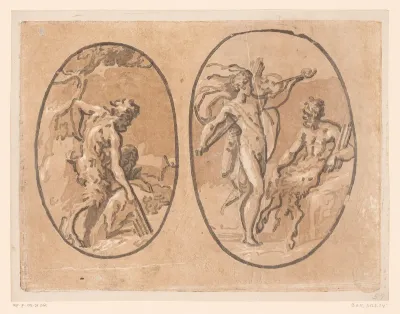 Marsyas die Minerva's panfluit vindt